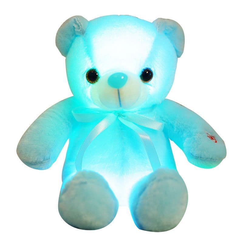 image-LED Light Up Plush Teddy Bear with Bow Tie 80cm Yellow