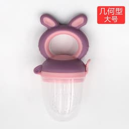 image-Baby Silicone Fruit Feeder Pacifier Mesh Net Bag 3+ Months