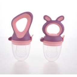 image-Baby Silicone Fruit Feeder Pacifier Mesh Net Bag 3+ Months