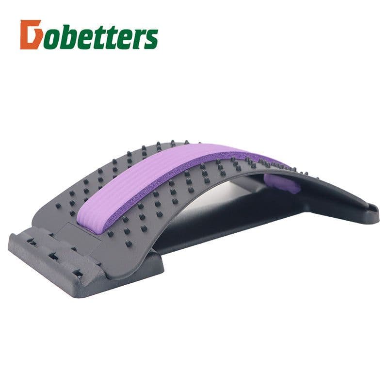 image-Lumbar Traction Device with Massage and Spine Correction Support