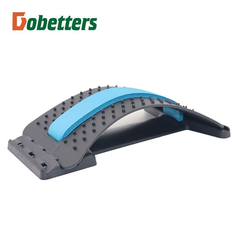 image-Lumbar Traction Device with Massage and Spine Correction Support