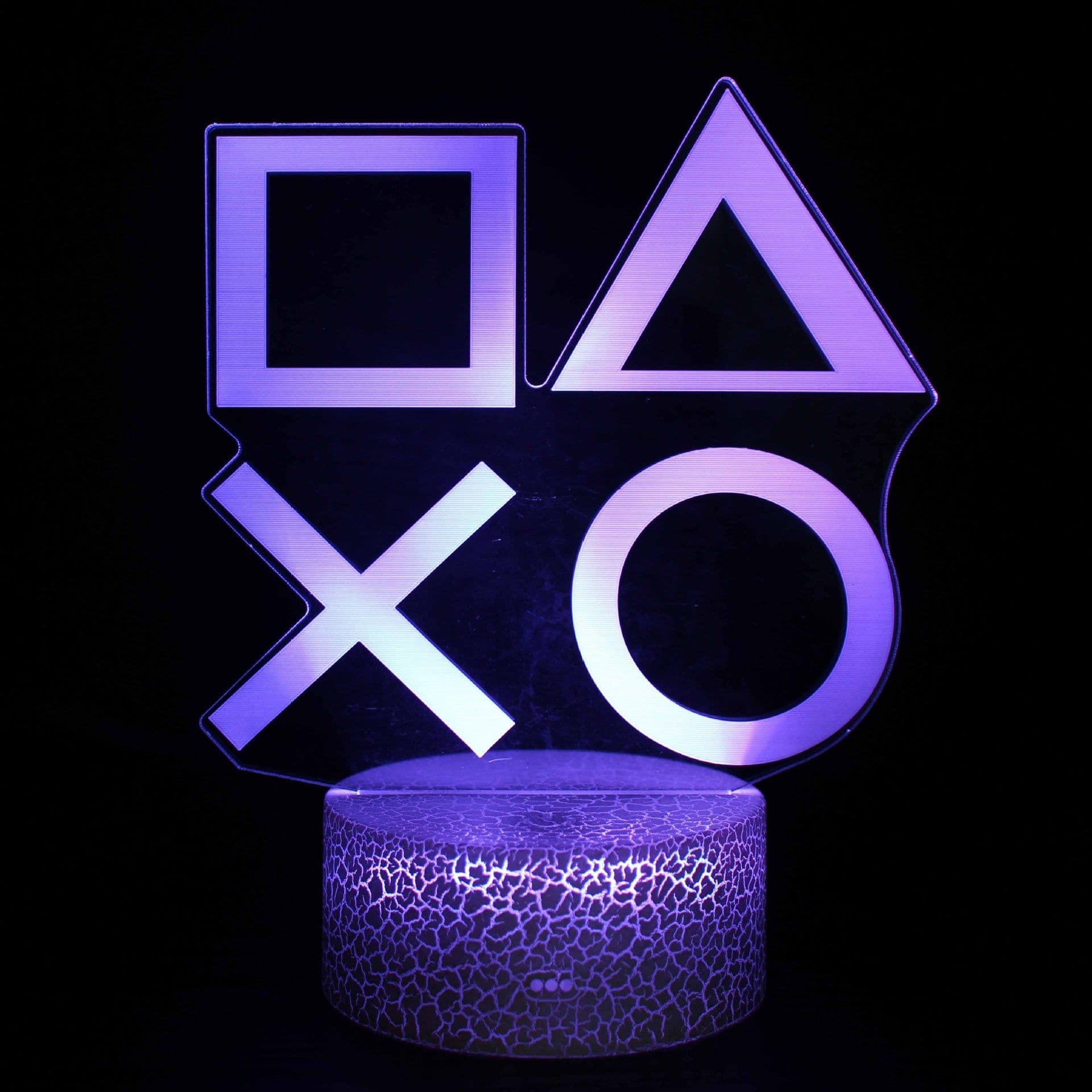 image-Among Us Gamepad 3D LED Night Light Remote Control Touch Desk Lamp