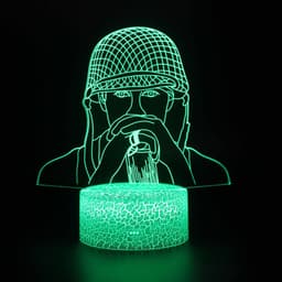image-Among Us Gamepad 3D LED Night Light Remote Control Touch Desk Lamp