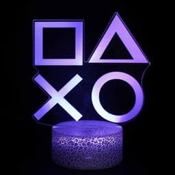 image-Among Us Gamepad 3D LED Night Light Remote Control Touch Desk Lamp