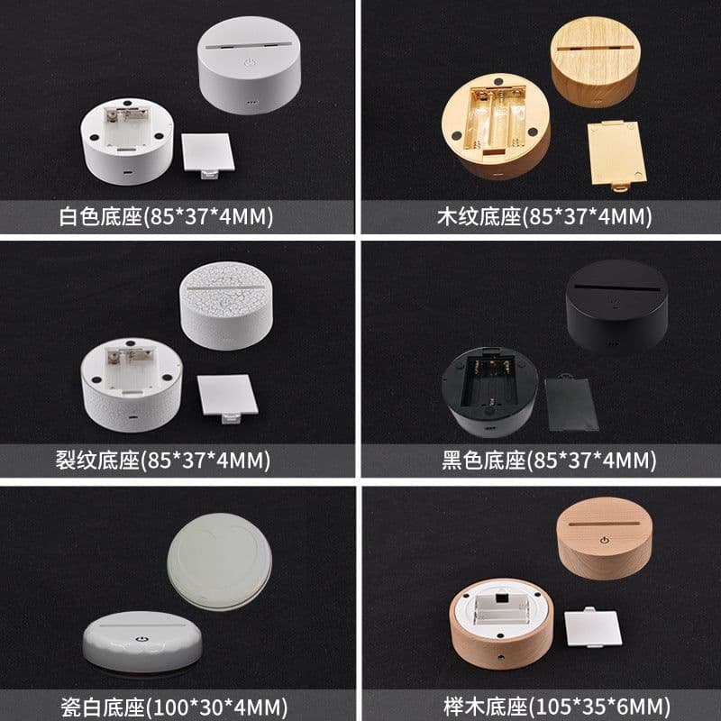 image-Among Us Gamepad 3D LED Night Light Remote Control Touch Desk Lamp
