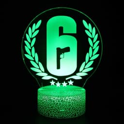 image-Among Us Gamepad 3D LED Night Light Remote Control Touch Desk Lamp