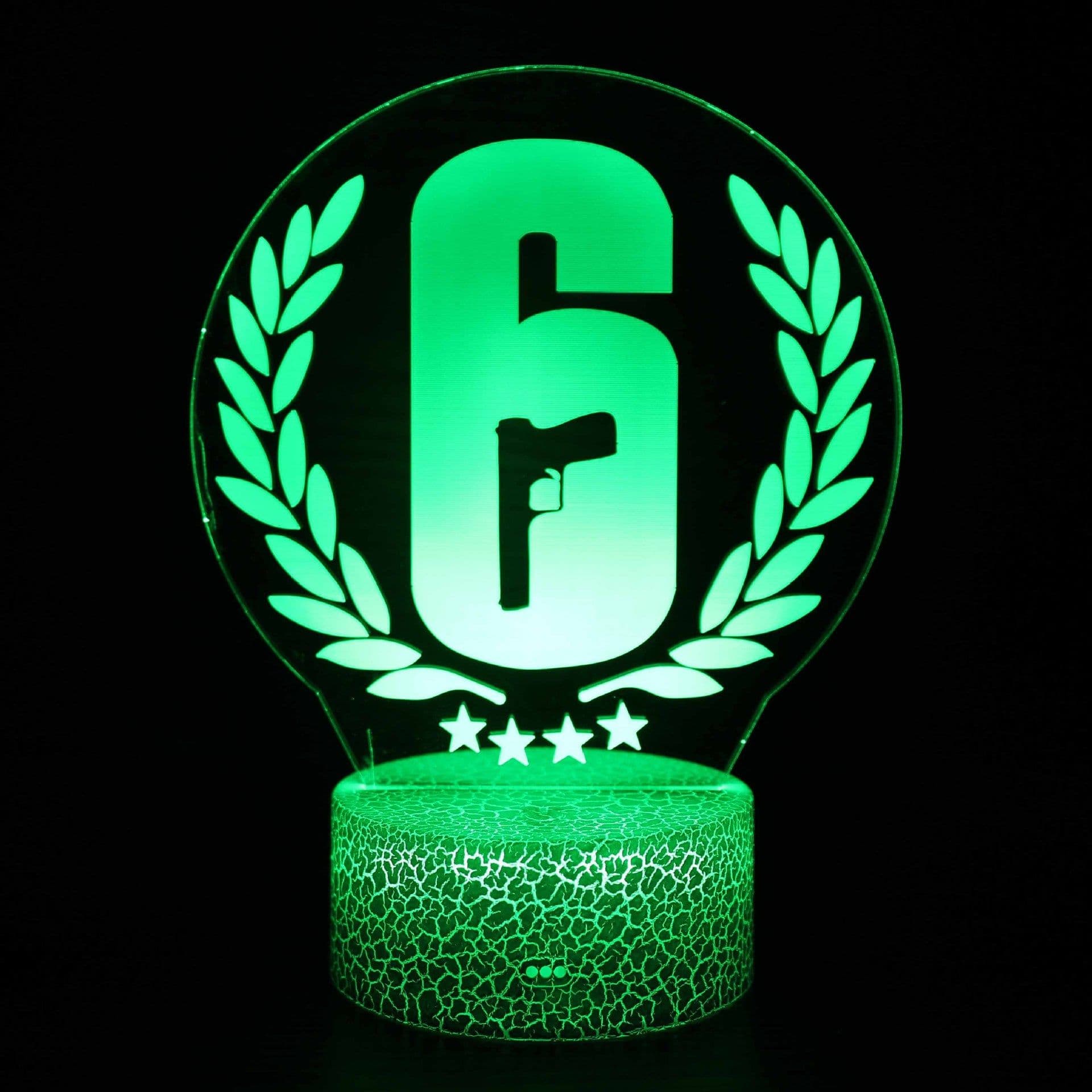image-Among Us Gamepad 3D LED Night Light Remote Control Touch Desk Lamp