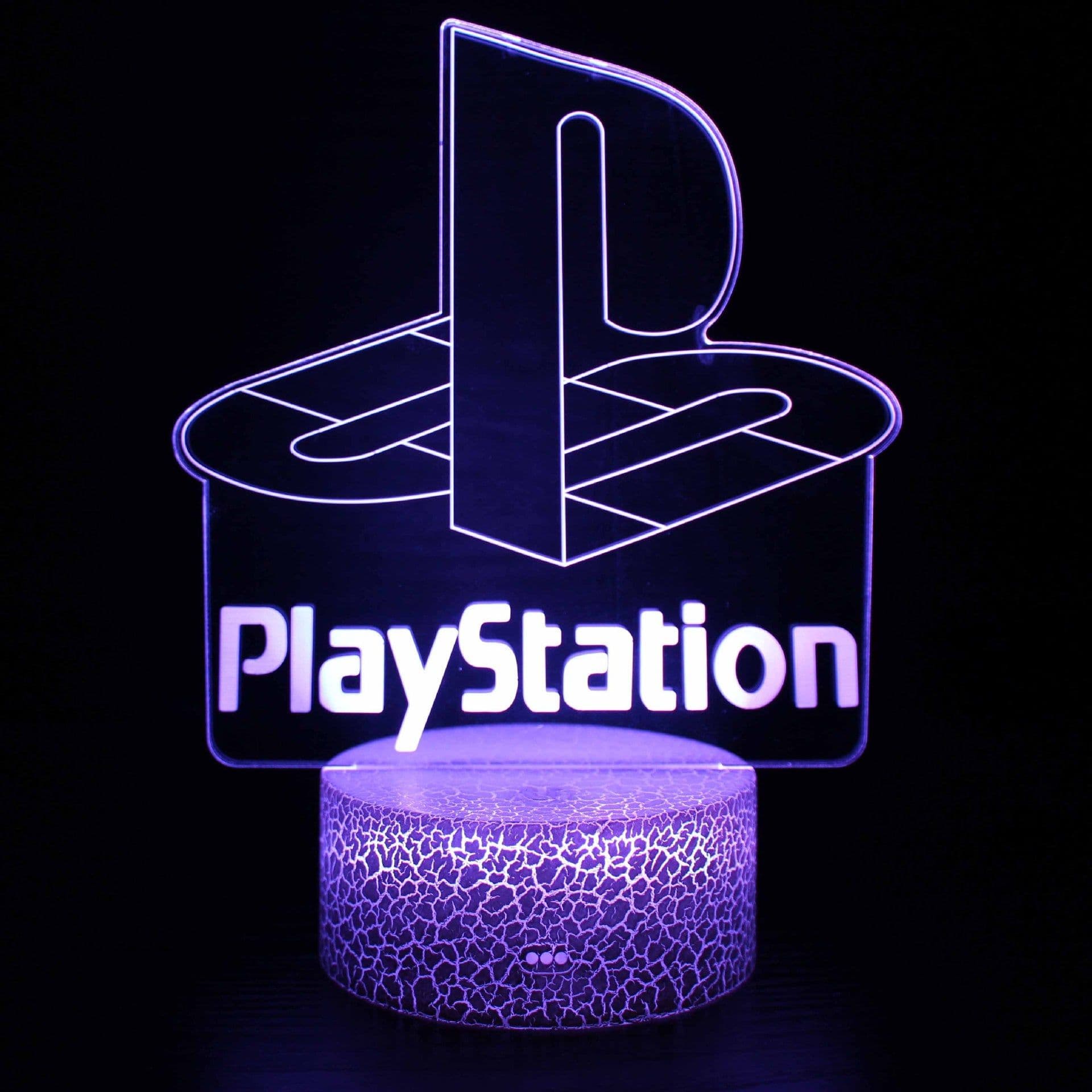 image-Among Us Gamepad 3D LED Night Light Remote Control Touch Desk Lamp