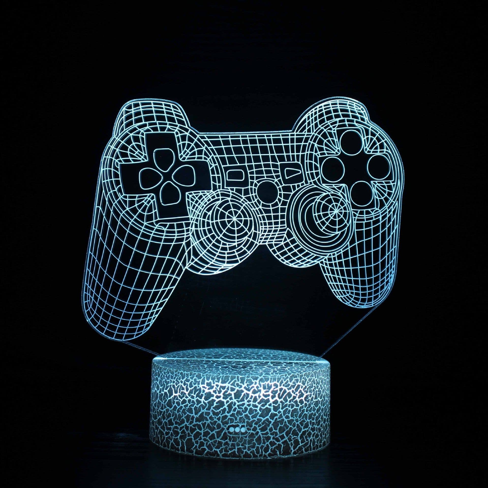 image-Among Us Gamepad 3D LED Night Light Remote Control Touch Desk Lamp