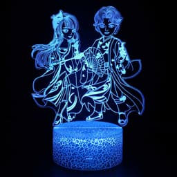 image-Among Us Gamepad 3D LED Night Light Remote Control Touch Desk Lamp