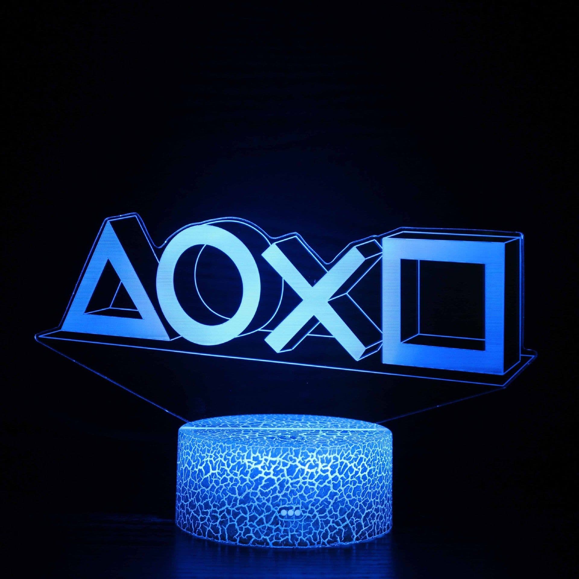 image-Among Us Gamepad 3D LED Night Light Remote Control Touch Desk Lamp
