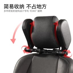 image-Car Headrest Neck Pillow U-Shaped Travel Sleep Support