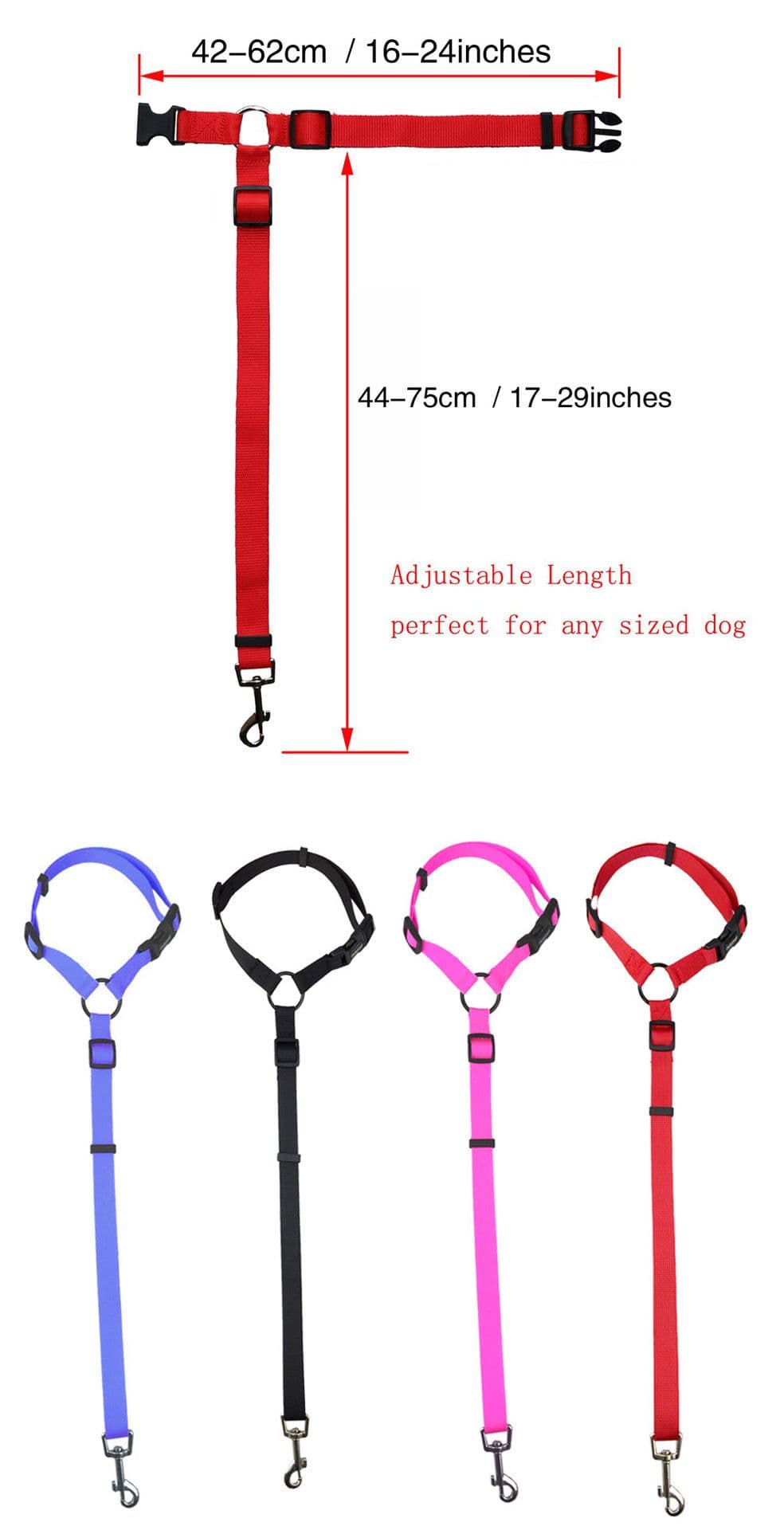 image-Pet Car Safety Seat Belt Leash Traction Rope CG901