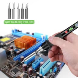 image-60W Adjustable Temperature Soldering Iron Set 110V/220V 200-450°C