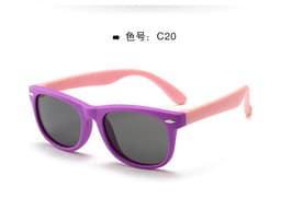 image-Boca Juniors Kids Polarized Sunglasses UV400 Silicone Frame
