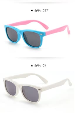 image-Boca Juniors Kids Polarized Sunglasses UV400 Silicone Frame