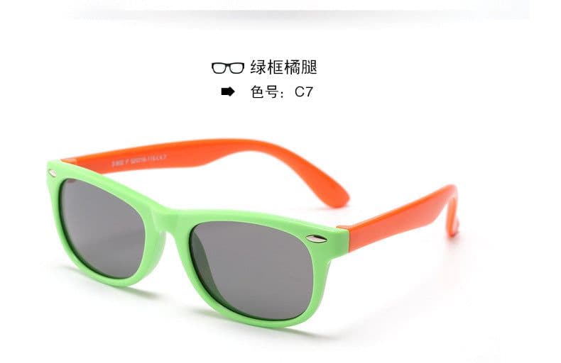 image-Boca Juniors Kids Polarized Sunglasses UV400 Silicone Frame