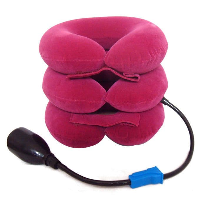 image-Cervical Traction Device Inflatable Neck Support Brace