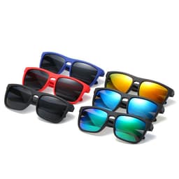 image-JUNYI Kids Square Polarized Sunglasses Silicone Frame R03