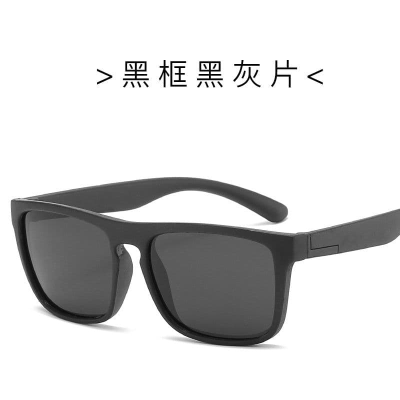 image-JUNYI Kids Square Polarized Sunglasses Silicone Frame R03