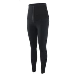 image-Women's High Waist Fleece Lined Yoga Leggings Solid Color