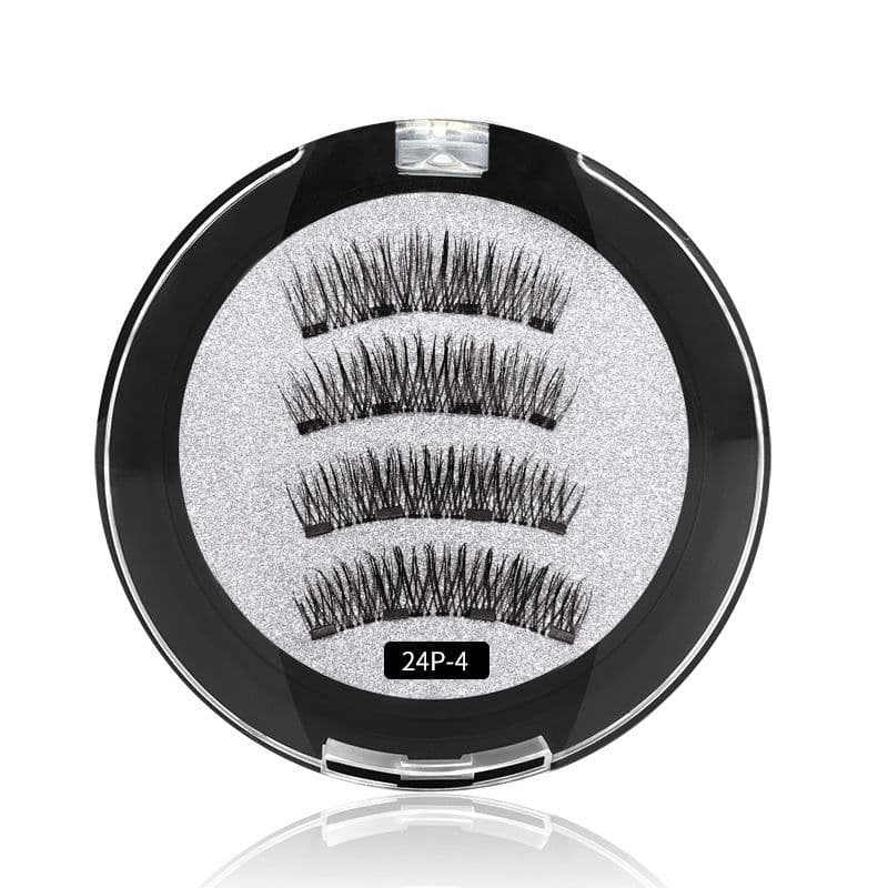 image-HUAPAN Magnetic False Eyelashes 3D Cross WSP-4