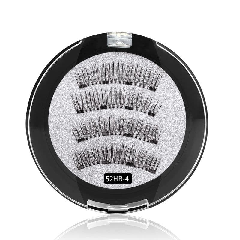 image-HUAPAN Magnetic False Eyelashes 3D Cross WSP-4