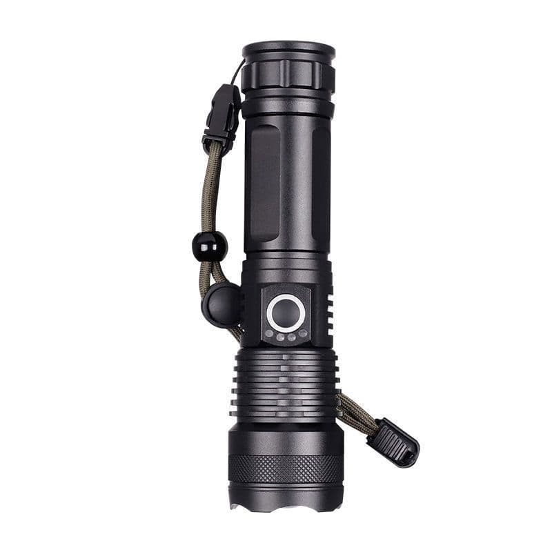 image-XHP50 Rechargeable Aluminum Alloy LED Flashlight USB Power Display