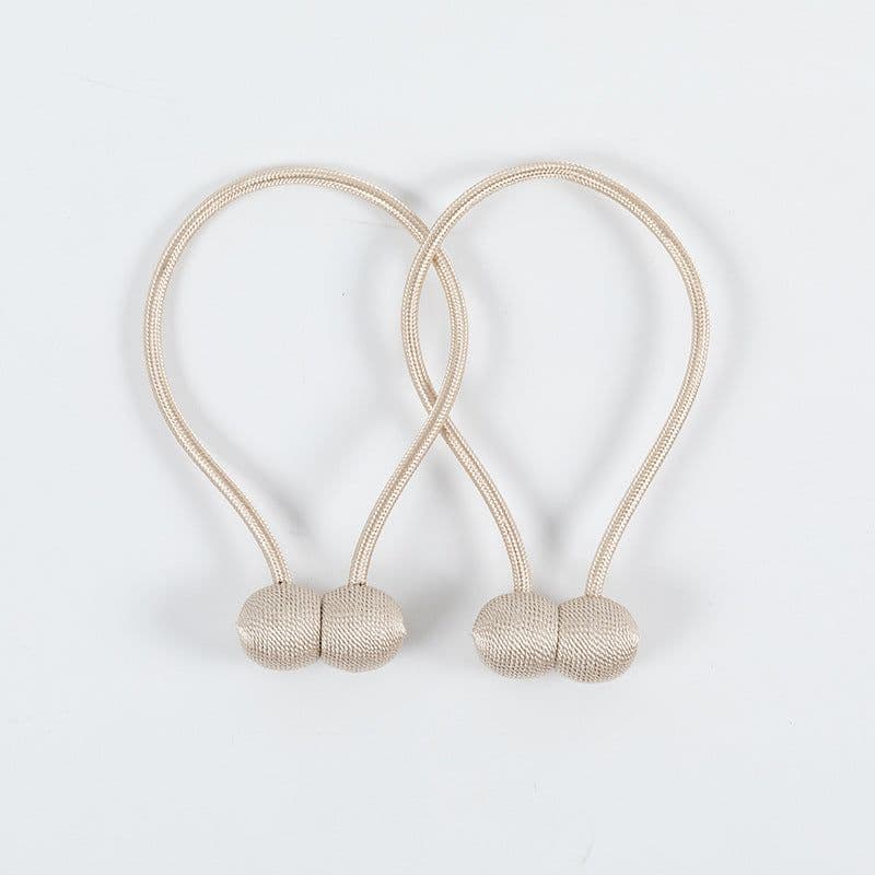 image-Magnetic Curtain Tieback Holder Ball Shape Window Decorative Buckle