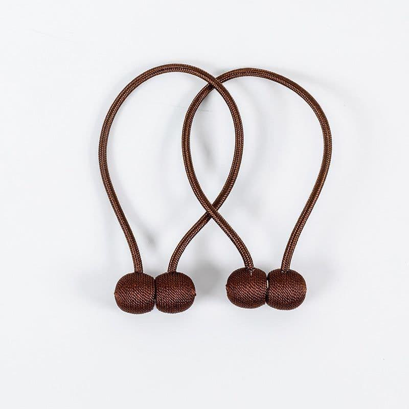 image-Magnetic Curtain Tieback Holder Ball Shape Window Decorative Buckle