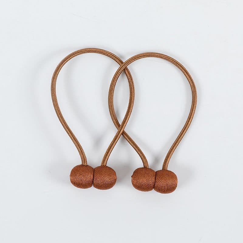 image-Magnetic Curtain Tieback Holder Ball Shape Window Decorative Buckle