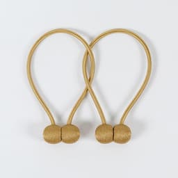 image-Magnetic Curtain Tieback Holder Ball Shape Window Decorative Buckle