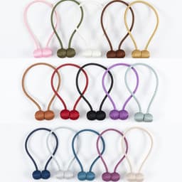 image-Magnetic Curtain Tieback Holder Ball Shape Window Decorative Buckle