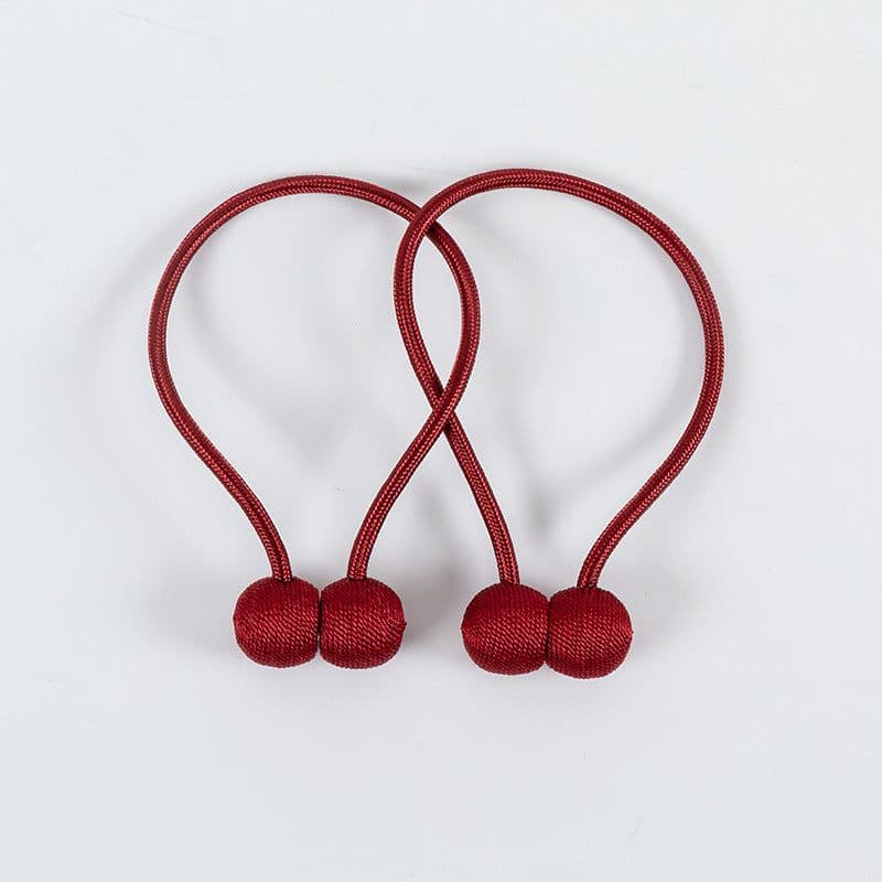 image-Magnetic Curtain Tieback Holder Ball Shape Window Decorative Buckle