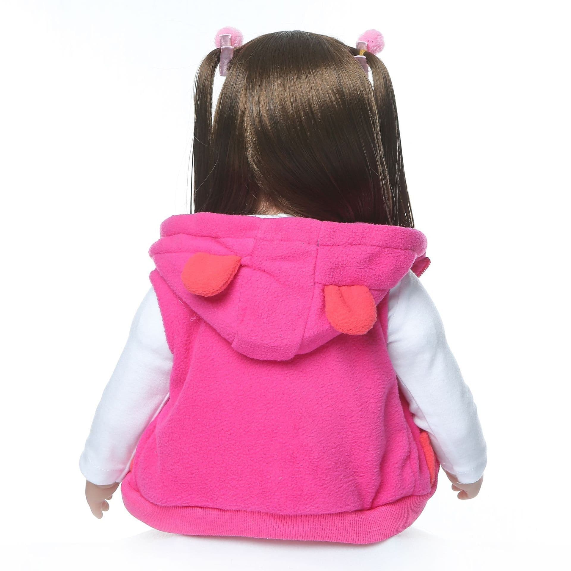 image-NPK Reborn Toddler Doll 60cm Long Hair Princess Silicone