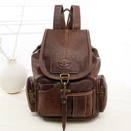 image-Will Lange Linen Backpack Large Capacity 20-35L Unisex School Bag