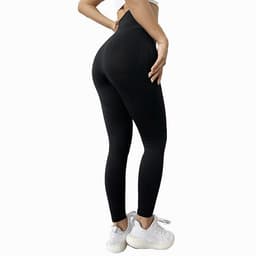 image-Women's High Waist Yoga Pants - Stretch Fitness Tights Leggings