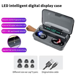 image-F9-6 Bluetooth Earbuds with Charging Case