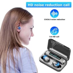 image-F9-6 Bluetooth Earbuds with Charging Case