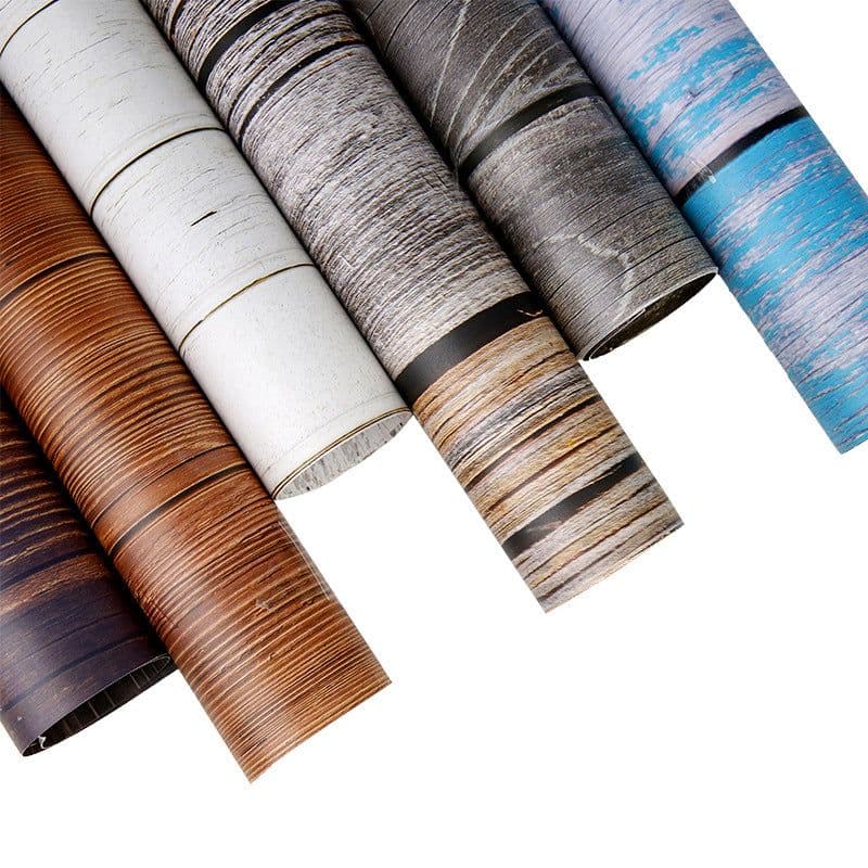 image-Double-Sided Photography Background Paper 55x83cm Wood Grain Marble