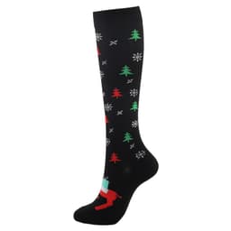 image-Amazon Sports Compression Socks Long Tube Adult Christmas