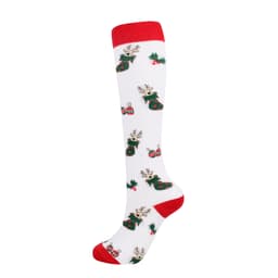 image-Amazon Sports Compression Socks Long Tube Adult Christmas