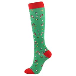 image-Amazon Sports Compression Socks Long Tube Adult Christmas