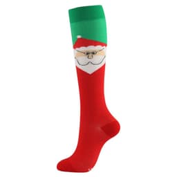 image-Amazon Sports Compression Socks Long Tube Adult Christmas
