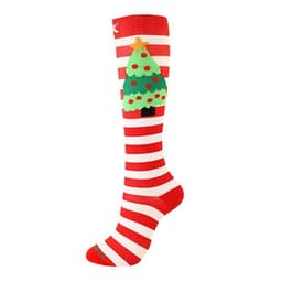 image-Amazon Sports Compression Socks Long Tube Adult Christmas