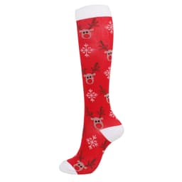 image-Amazon Sports Compression Socks Long Tube Adult Christmas