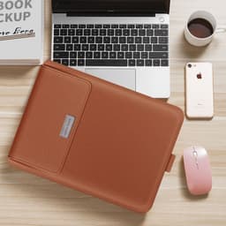 image-15.6 Inch Laptop Sleeve Bag Plush Waterproof Inner Case Universal