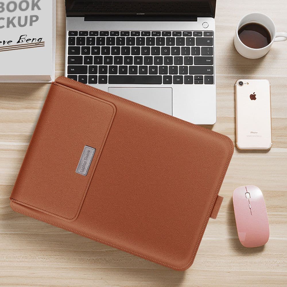 image-15.6 Inch Laptop Sleeve Bag Plush Waterproof Inner Case Universal
