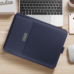 image-15.6 Inch Laptop Sleeve Bag Plush Waterproof Inner Case Universal