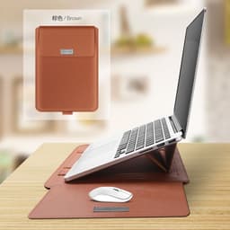 image-15.6 Inch Laptop Sleeve Bag Plush Waterproof Inner Case Universal